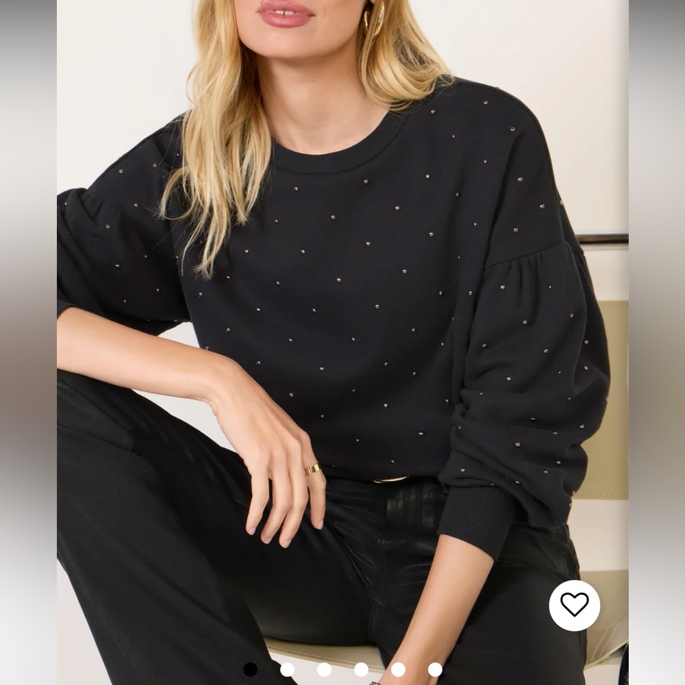Evereve Tori Studded Sweatshirt
